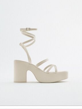 Zara Lace Up Platform Sandals